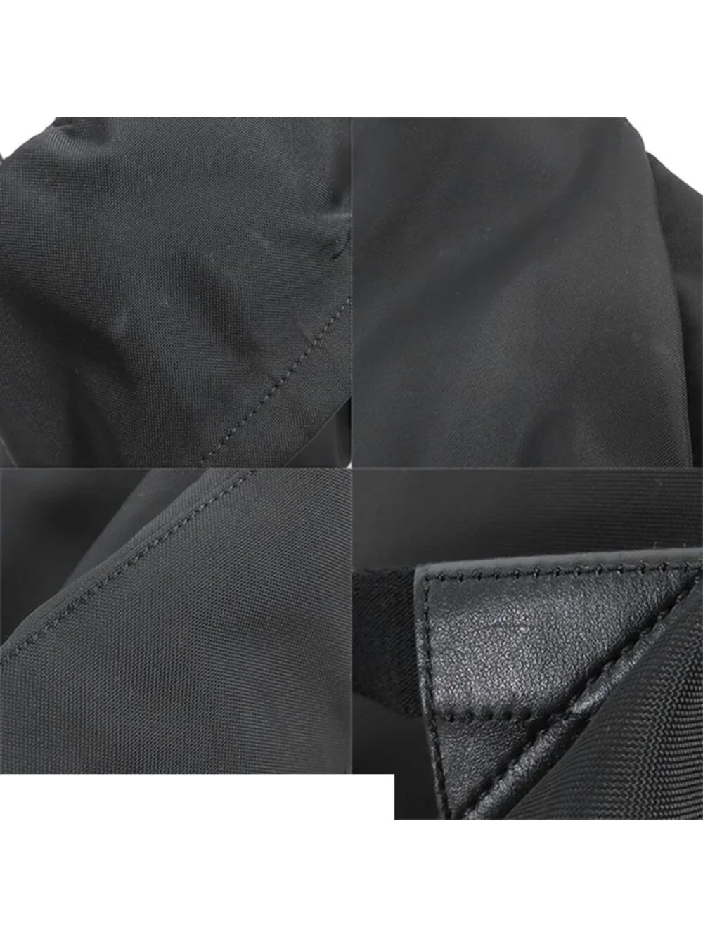 Moncler Pierrick Black Nylon Polyester Backpack